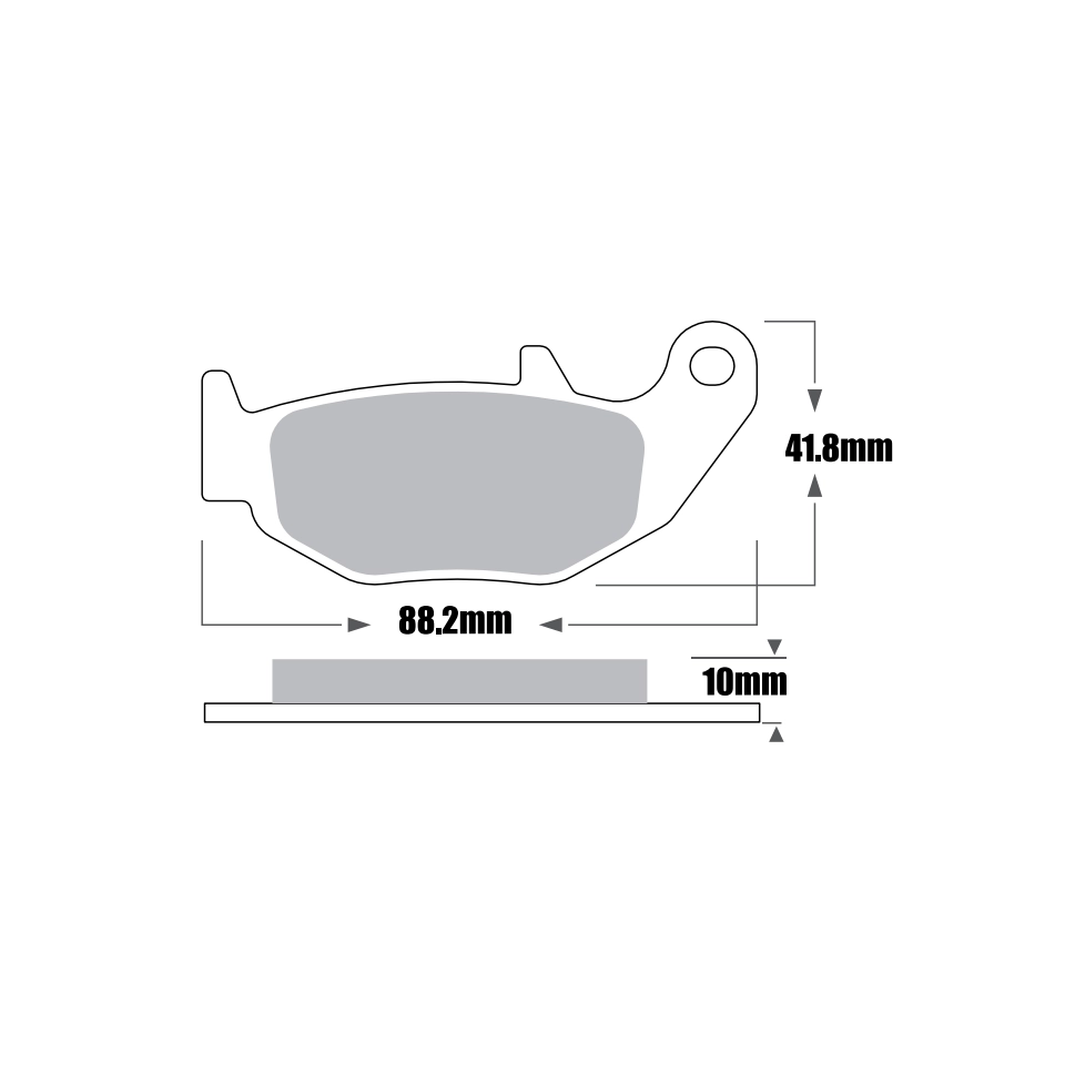 PLAQUETTES DE FREIN DNM250